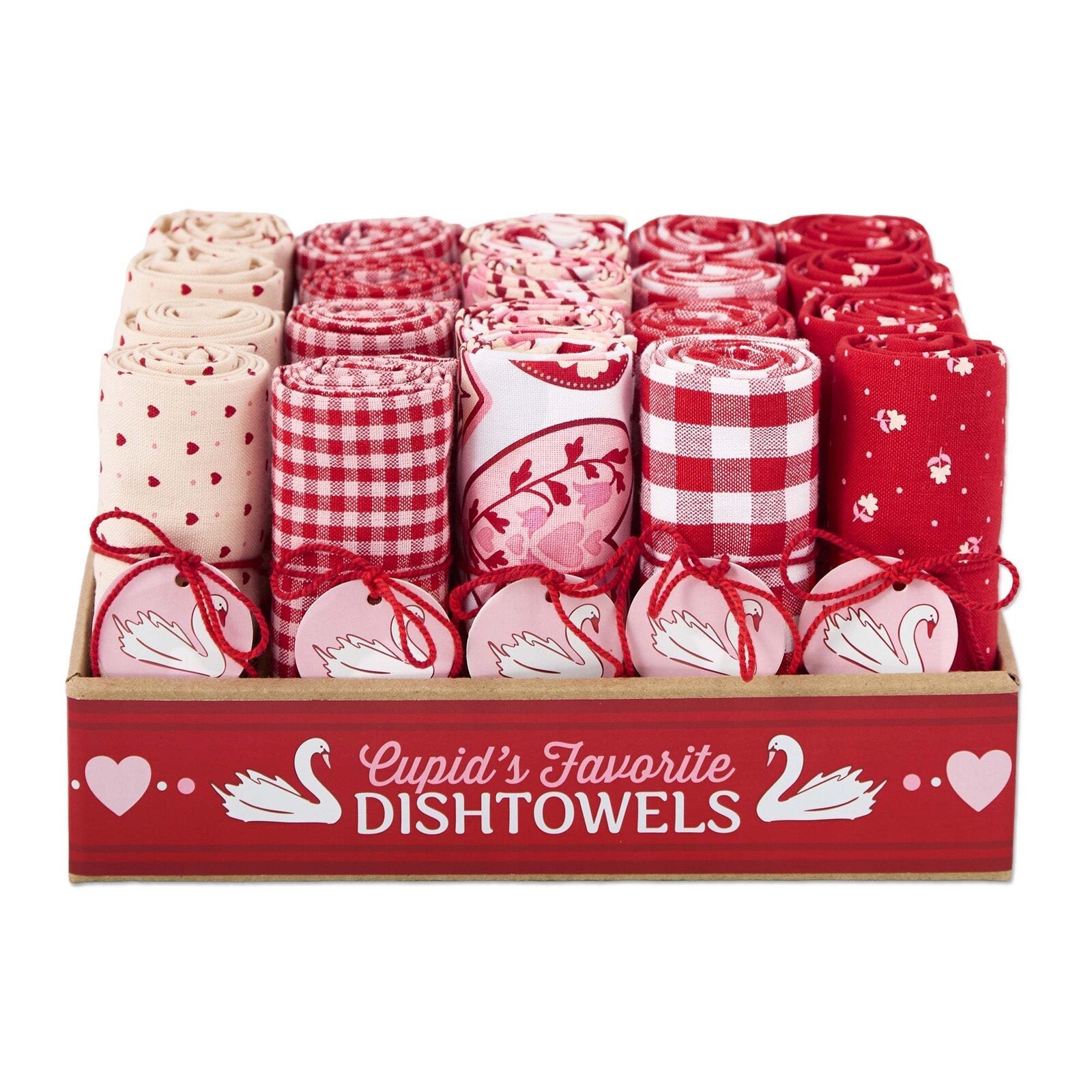 Design Imports DII Cupid's Favorite Assorted Dishtowels   (1) 757521 loading=