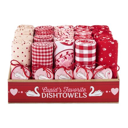 Design Imports DII Cupid's Favorite Assorted Dishtowels   (1) 757521