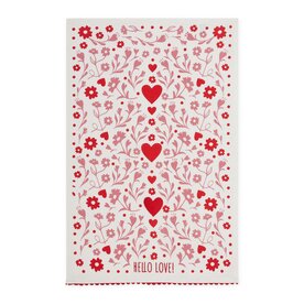 Design Imports DII Hello Love Embellished Dishtowel    756495