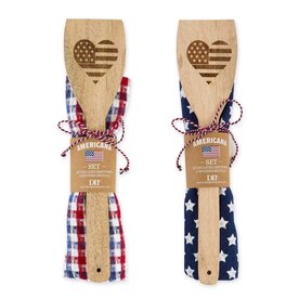 Design Imports DII Americana Dishtowel & Spatula Gift Set  757675