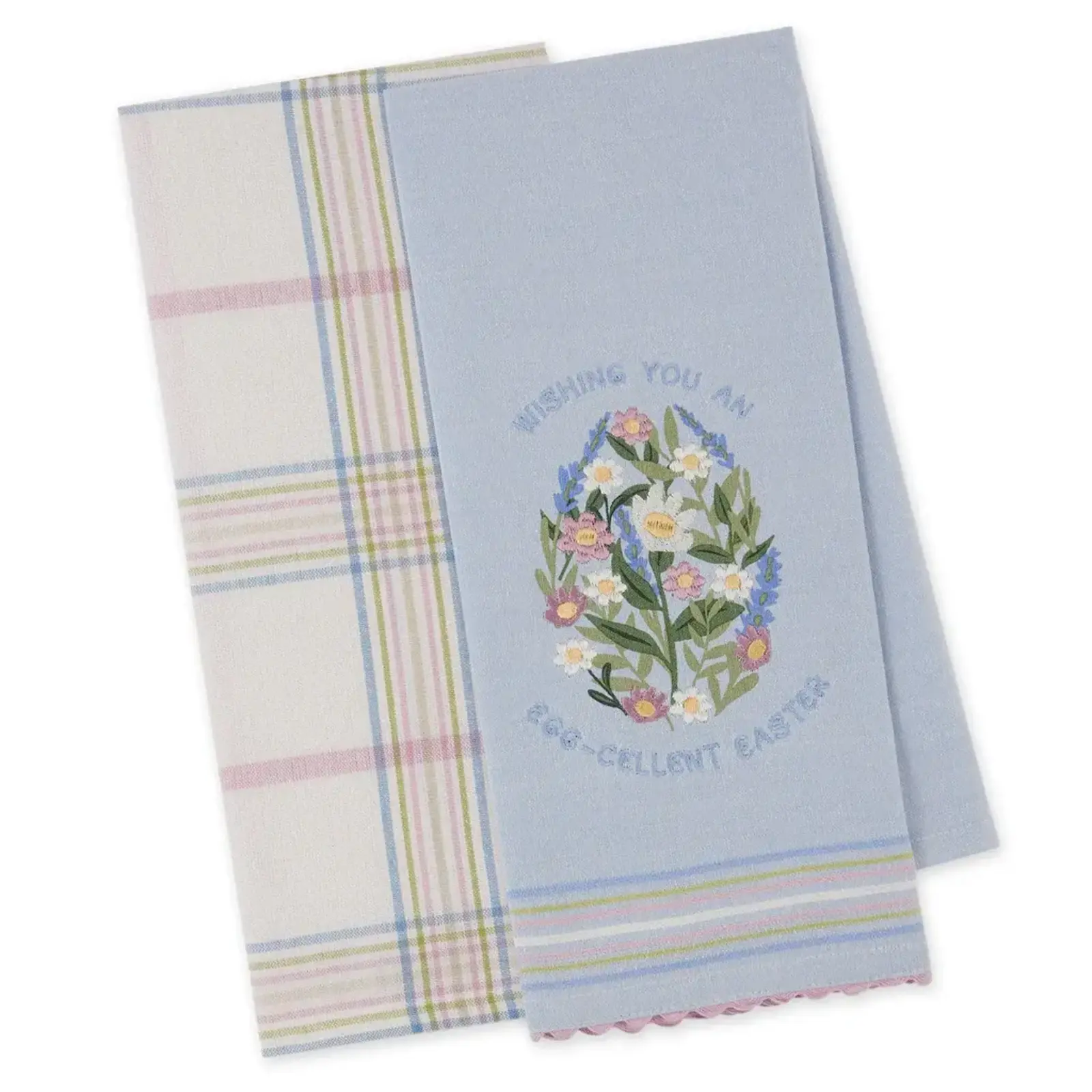 Design Imports DII Egg-Cellent Easter Dishtowel SET of 2  756561 loading=