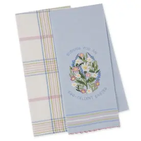 Design Imports DII Egg-Cellent Easter Dishtowel SET of 2  756561