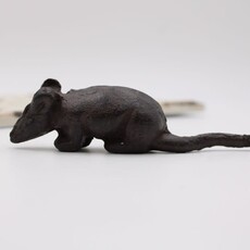 Trade Cie .75x1.25x1.25" Cast Iron Brown Mouse  HD5207