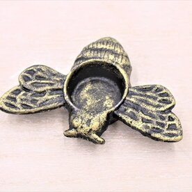 Trade Cie 4x3.6x.8" Cast Iron Bee Tealight Holder  HD7115