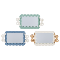 Ganz Mirror Tray with Bow Handle (1) CB199812