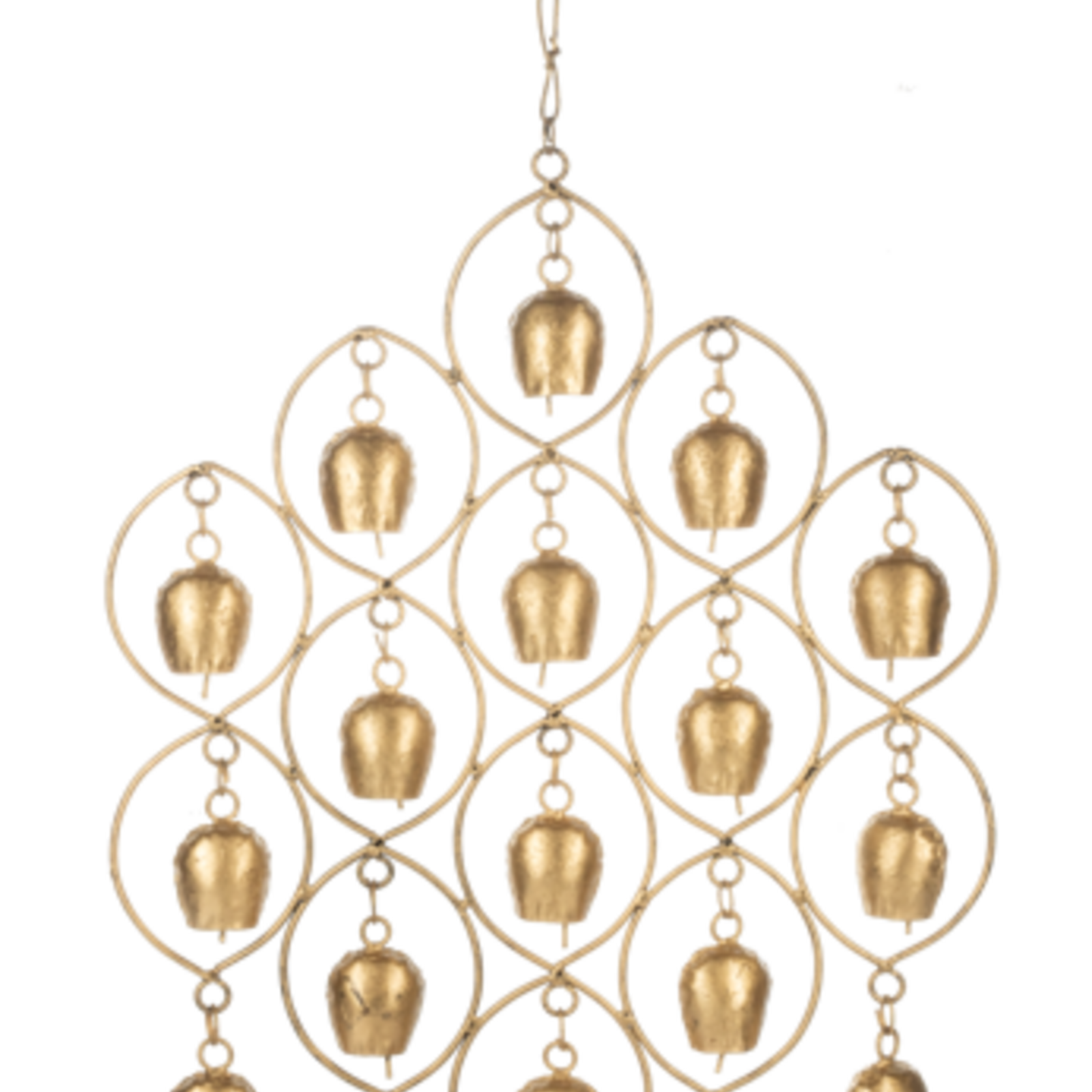 Ganz Gold Framed Multi Bell Wind Chime  CG198442 loading=