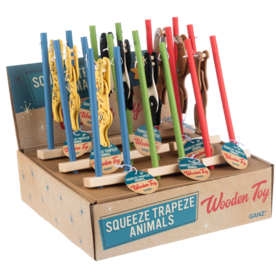 Ganz Wooden Squeeze Trapeze Animal  (1)  H15545