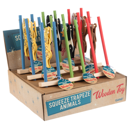 Ganz Wooden Squeeze Trapeze Animal  (1)  H15545