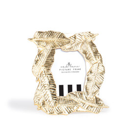 8 Oak Lane Gold Banana Leaf 4x6 Picture Frame EN075BTN