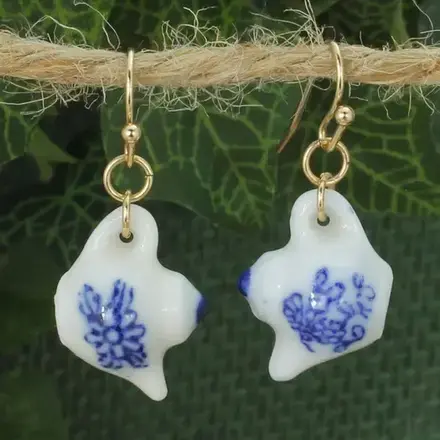 ZAD Earrings- I'm A Little Teapot Ceramic  E4684