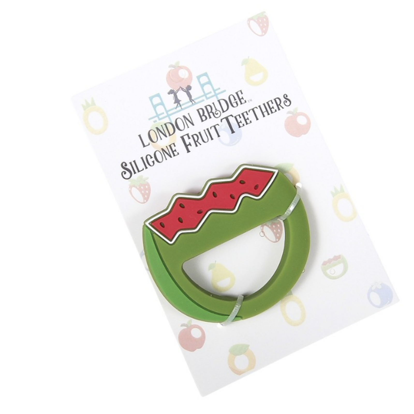 London Bridge Silicone Fruit Teether loading=