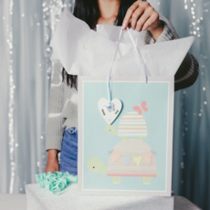 Pavilion Gift Baby Boy 3" Ceramic Keepsake Heart Plaque