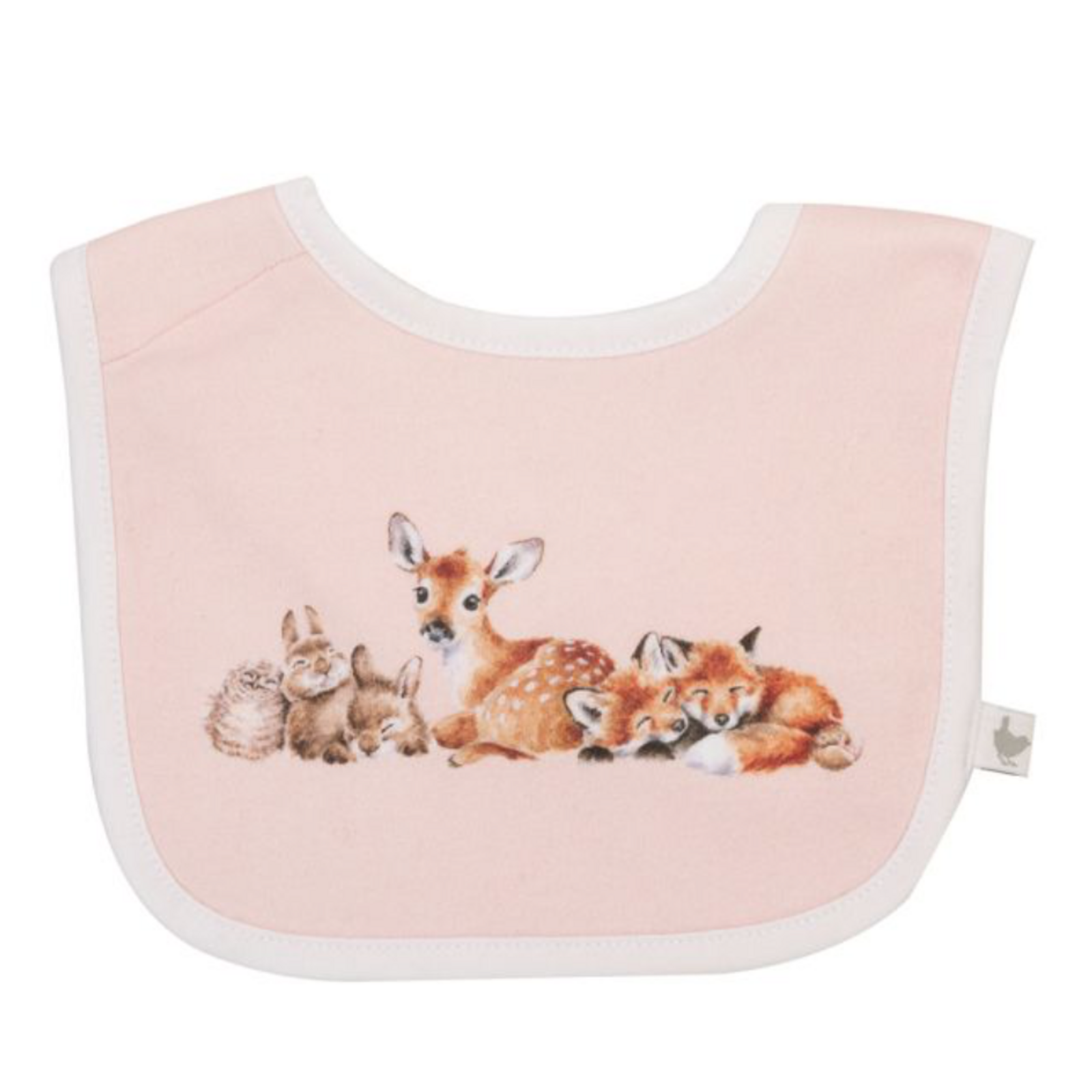 Little Wren 'Little Forest' Woodland Animal Bib Gift Set loading=