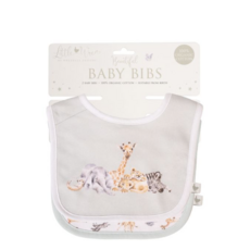 Little Wren 'Little Savannah' African Animal Bib Gift Set