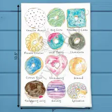 Avery Home Donut Flavors Dish Towel  FSTT_H02
