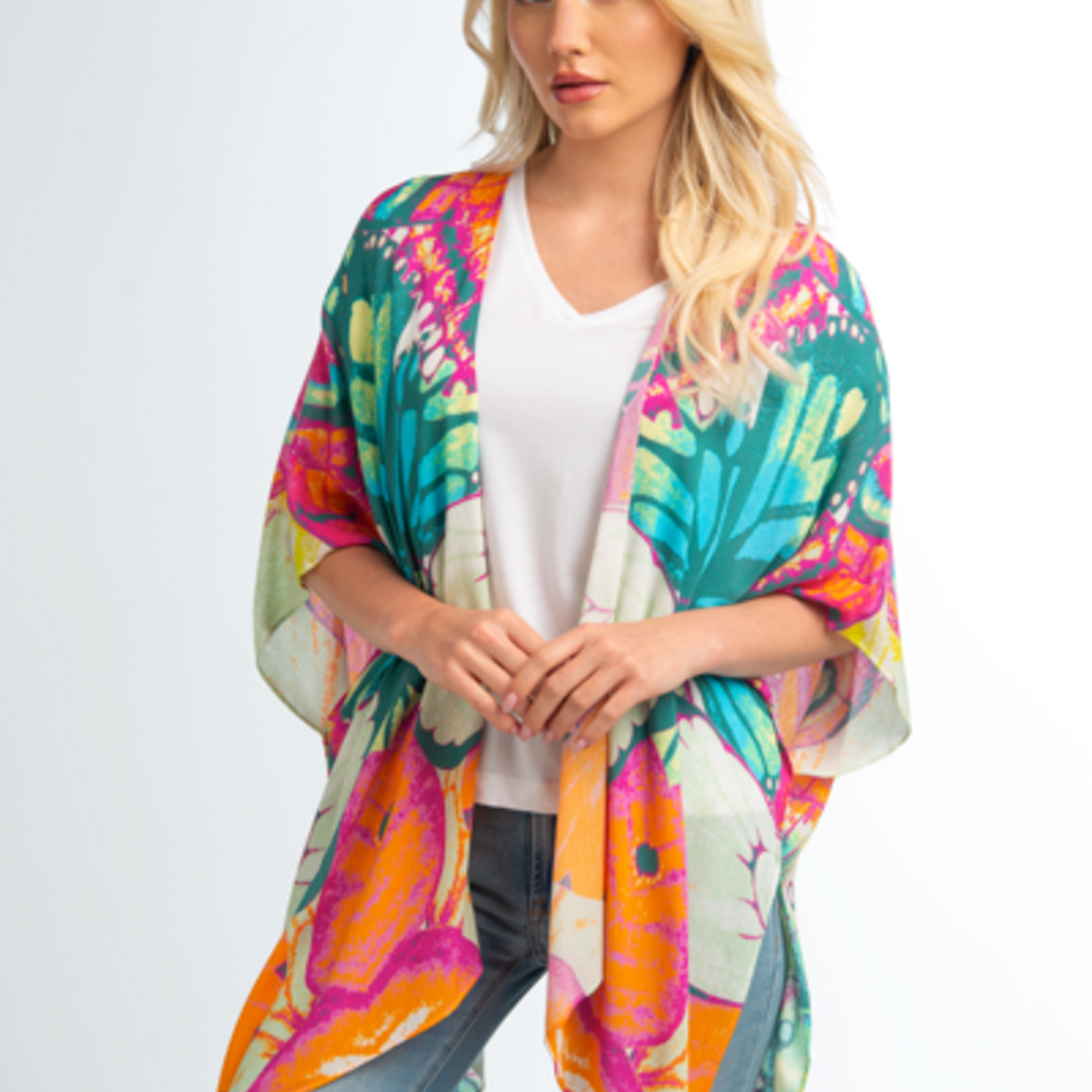 Simply Noelle Butterfly Wrap Multi Colored   SWRP409 loading=