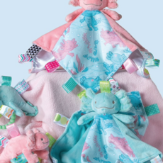 Mary Meyer Taggies Fizzy Axolotl Character Blanket