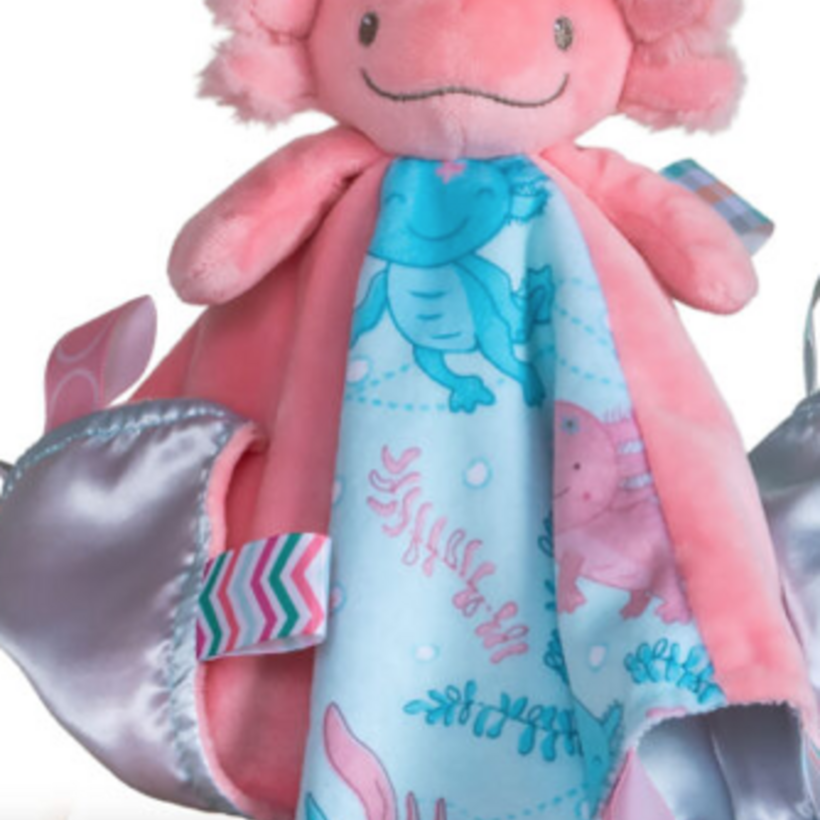 Mary Meyer Taggies Fizzy Axolotl Character Blanket loading=