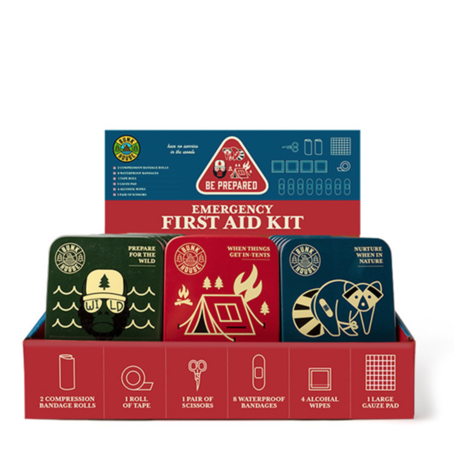 DM Merchandising Bunk House Emergency First Aid Kit loading=
