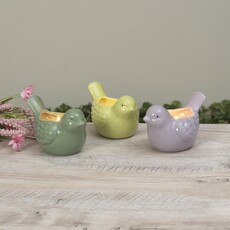 Gerson 5.91"L Ceramic Bird Scented Wax Candle  (1) 2772990