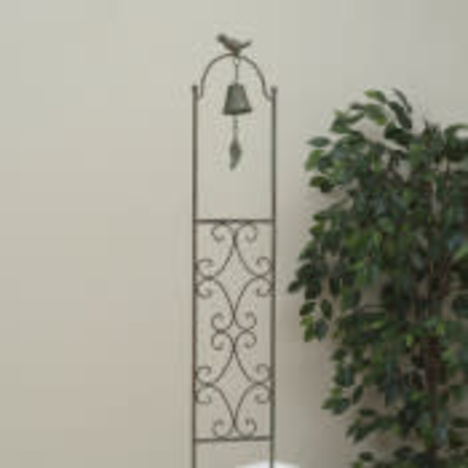 Gerson 38"H Metal Garden Trellis w/ Bell  2828810 loading=