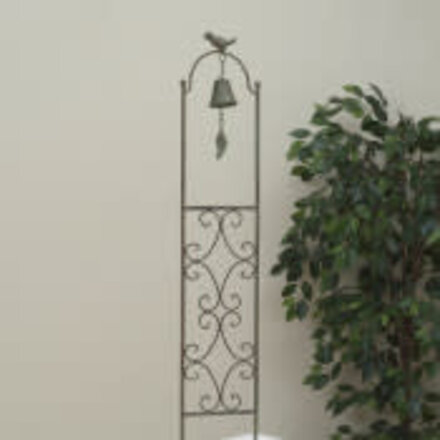 Gerson 38"H Metal Garden Trellis w/ Bell  2828810