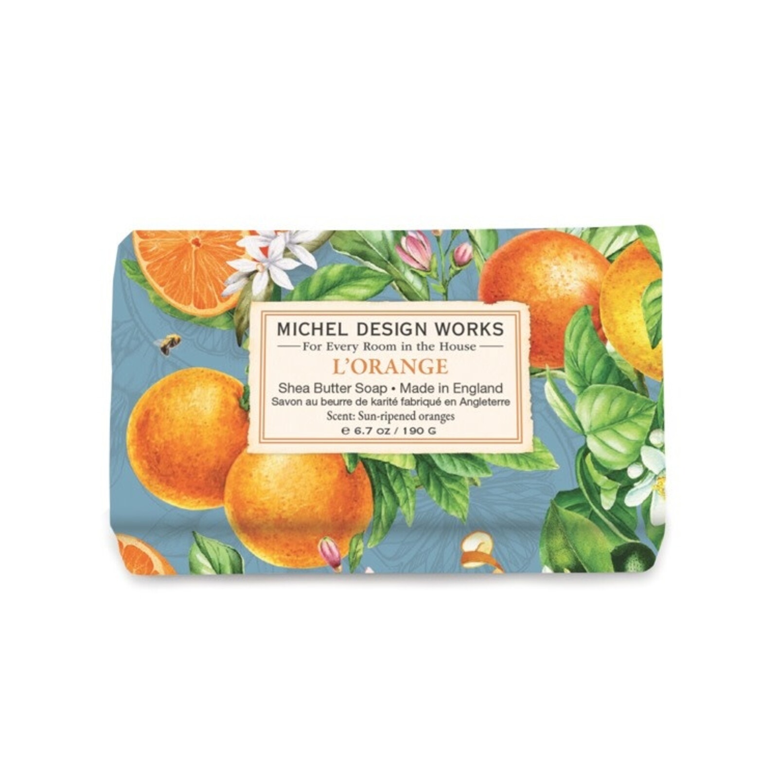 Stonewall Kitchen MDW L'Orange Medium Bath Soap Bar - 858437 loading=