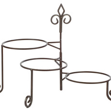 Tripar International Keller 3-Tier Swivel Plate Stand - 56265