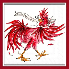Boston International White Rooster Hometown Pride Cocktail Napkin -C070900