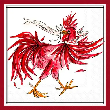 Boston International White Rooster Hometown Pride Cocktail Napkin -C070900