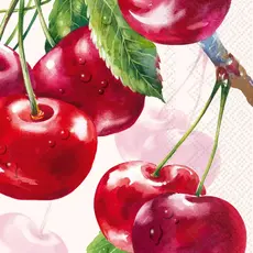 Boston International Guest- Cherry Fruits Towel cream - BF1071760