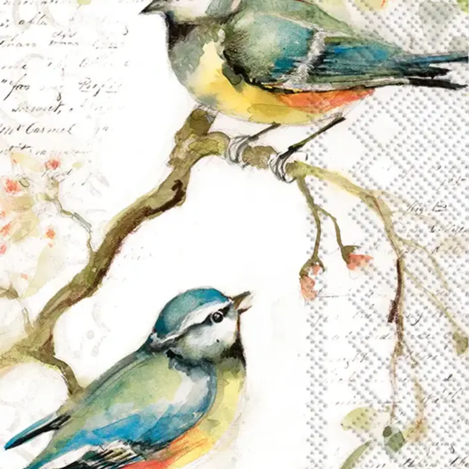 Boston International Happy Little Titmice Guest Towel - BF811100 loading=