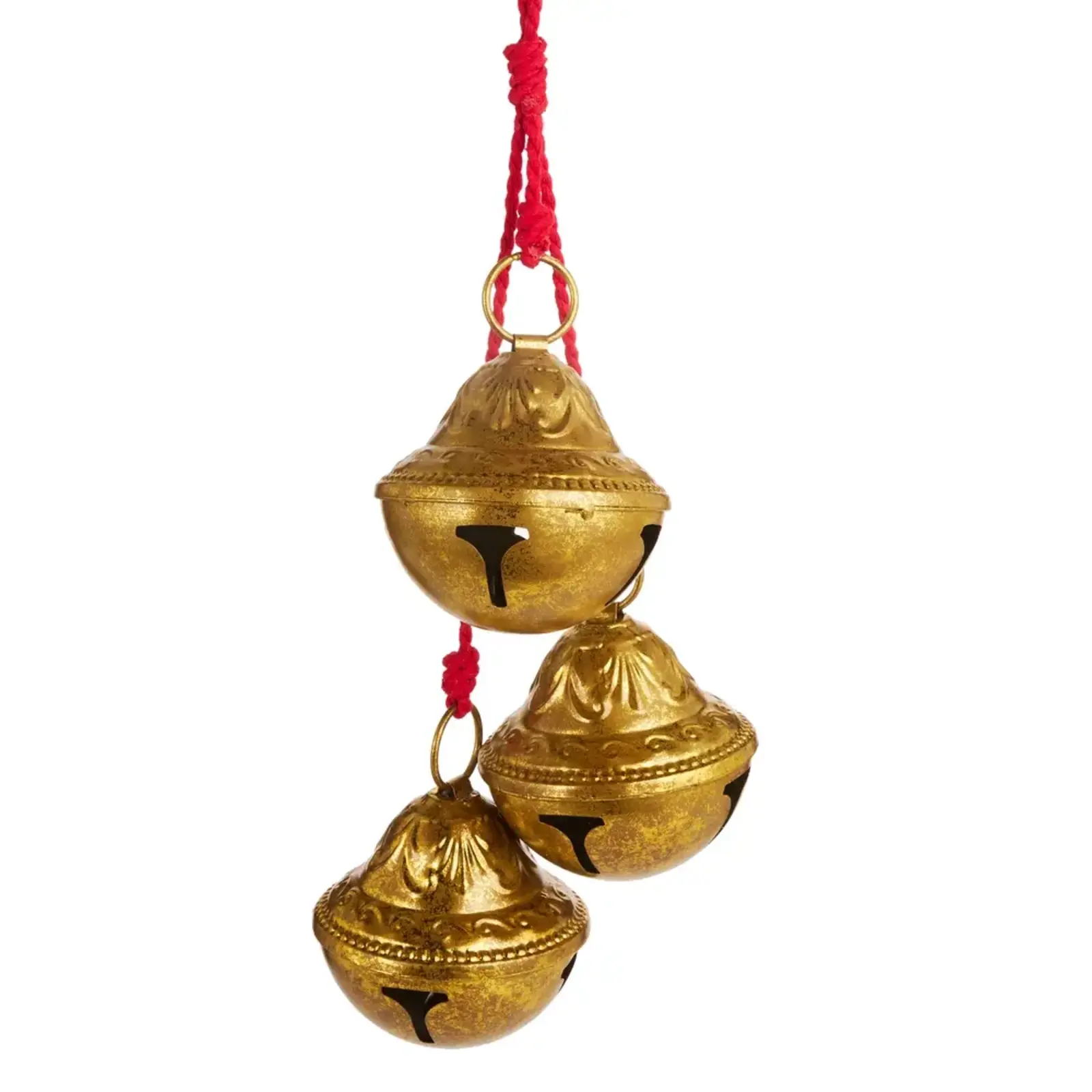 RAZ Imports Inc. 24" Hanging Gold Bells - 4613631 loading=