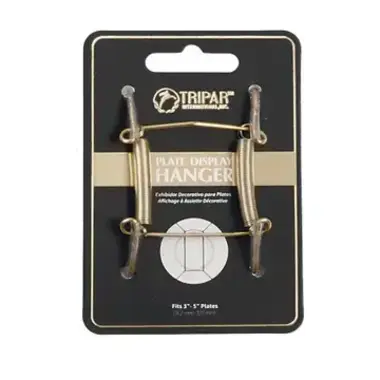 Tripar International Plate Wire - Brass Finish - Fits 3"-5"  23-1303
