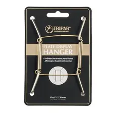 Tripar International Plate Wire - Brass Finish - Fits 5"-7"  23-1305