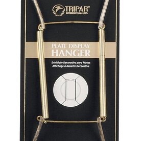 Tripar International Plate Wire - Brass Finish - Fits 7.5"-9.5   23-1307