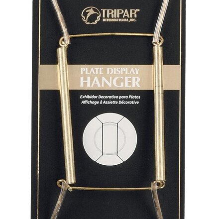 Tripar International Plate Wire - Brass Finish - Fits 7.5"-9.5   23-1307
