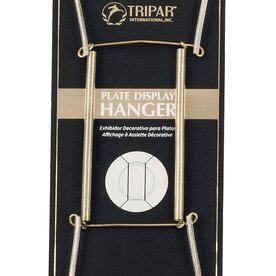 Tripar International Plate Wire - Brass Finish - Fits 10"-14"  23-1310