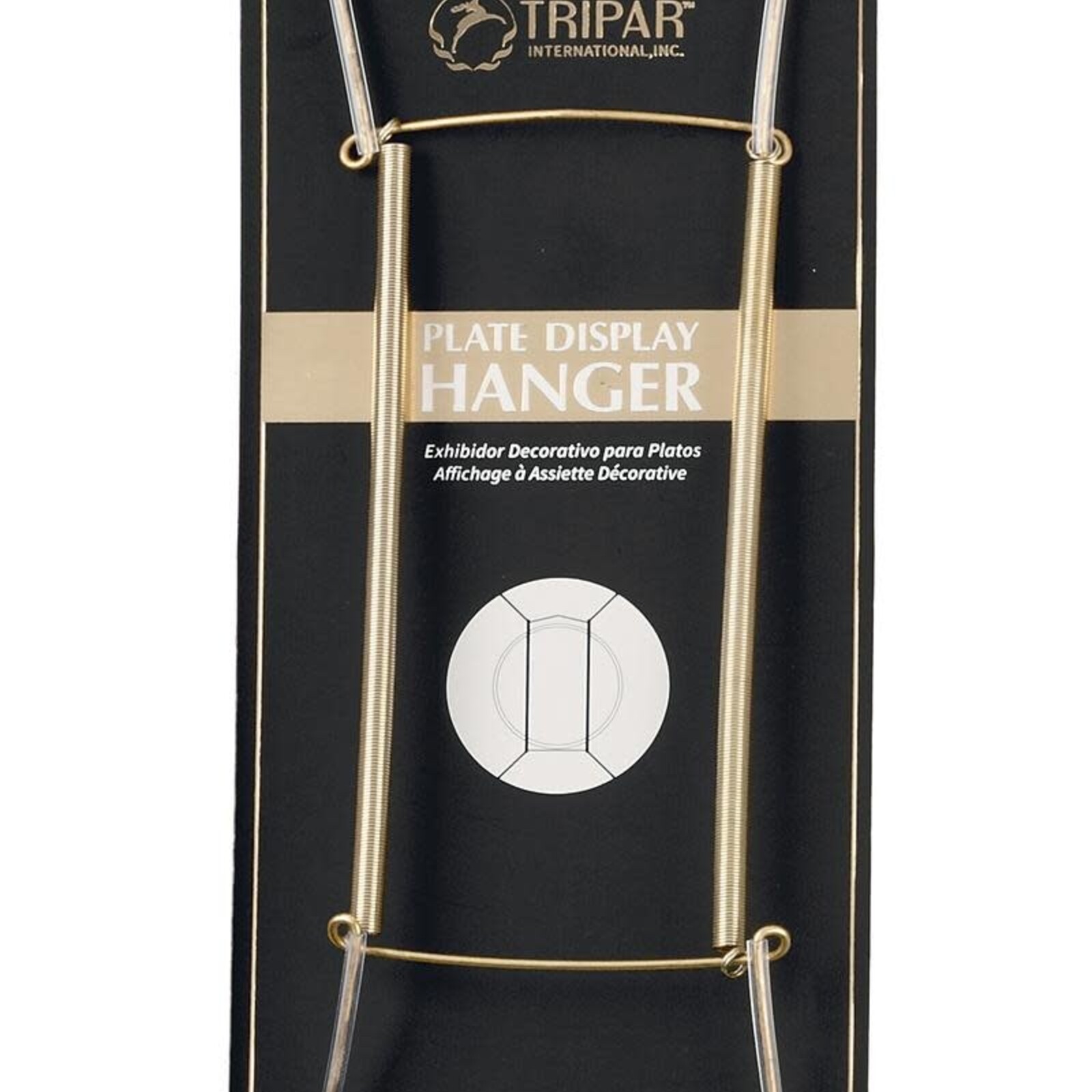 Tripar International Plate Wire - Brass Finish - Fits 14"-20"  23-1311 loading=