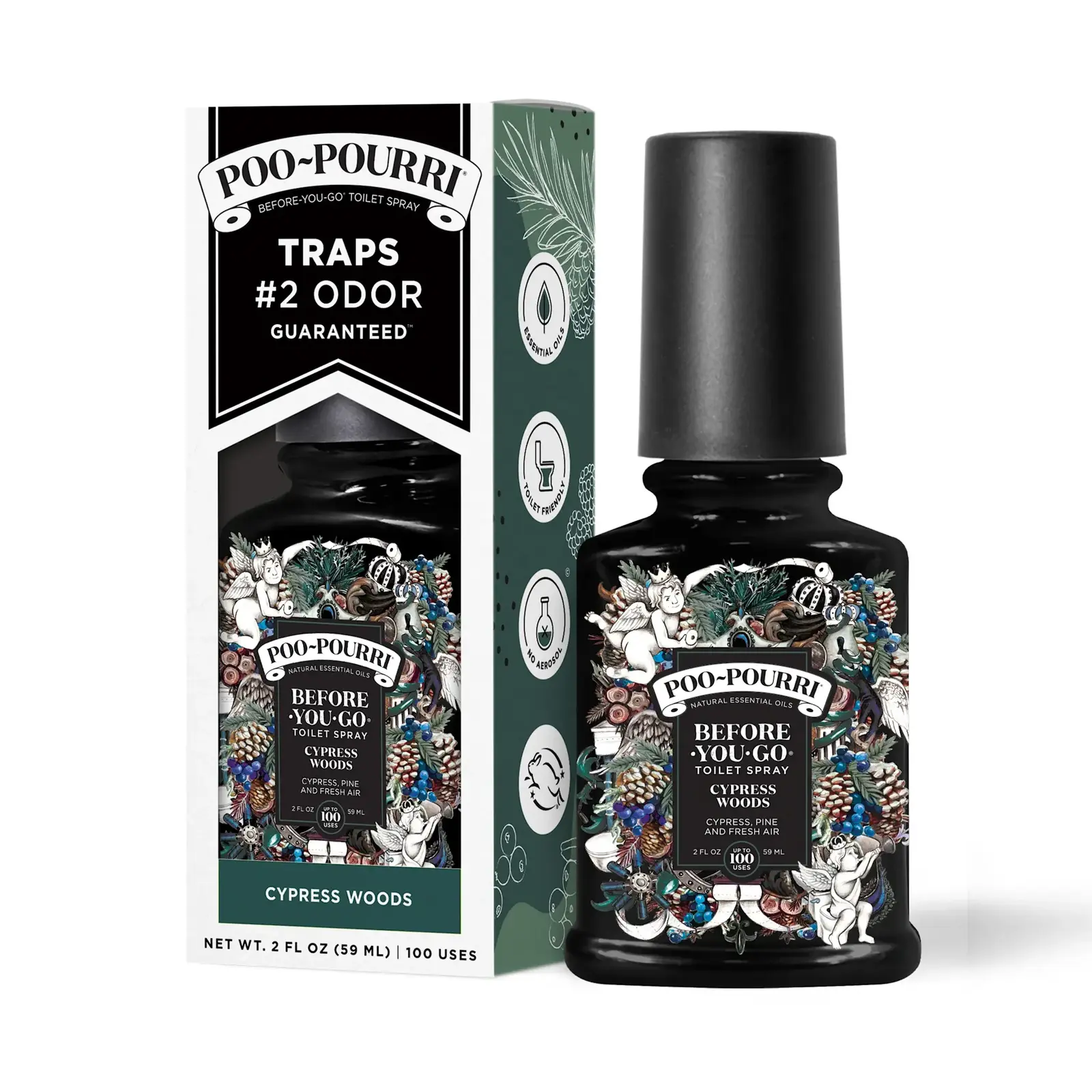 Poo-Pourri Boxed Cypress Woods  2oz.  BB9702 loading=