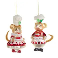 RAZ Imports Inc. 5.25" Baking Mouse Ornament - 4622232