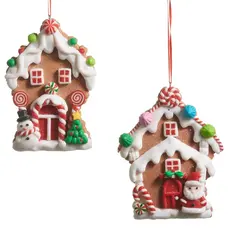 RAZ Imports Inc. 4.75" Gingerbread Door Ornament (1) - 4616413