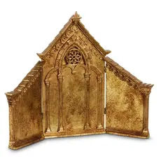RAZ Imports Inc. 12" Gold Folding Creche-4630516