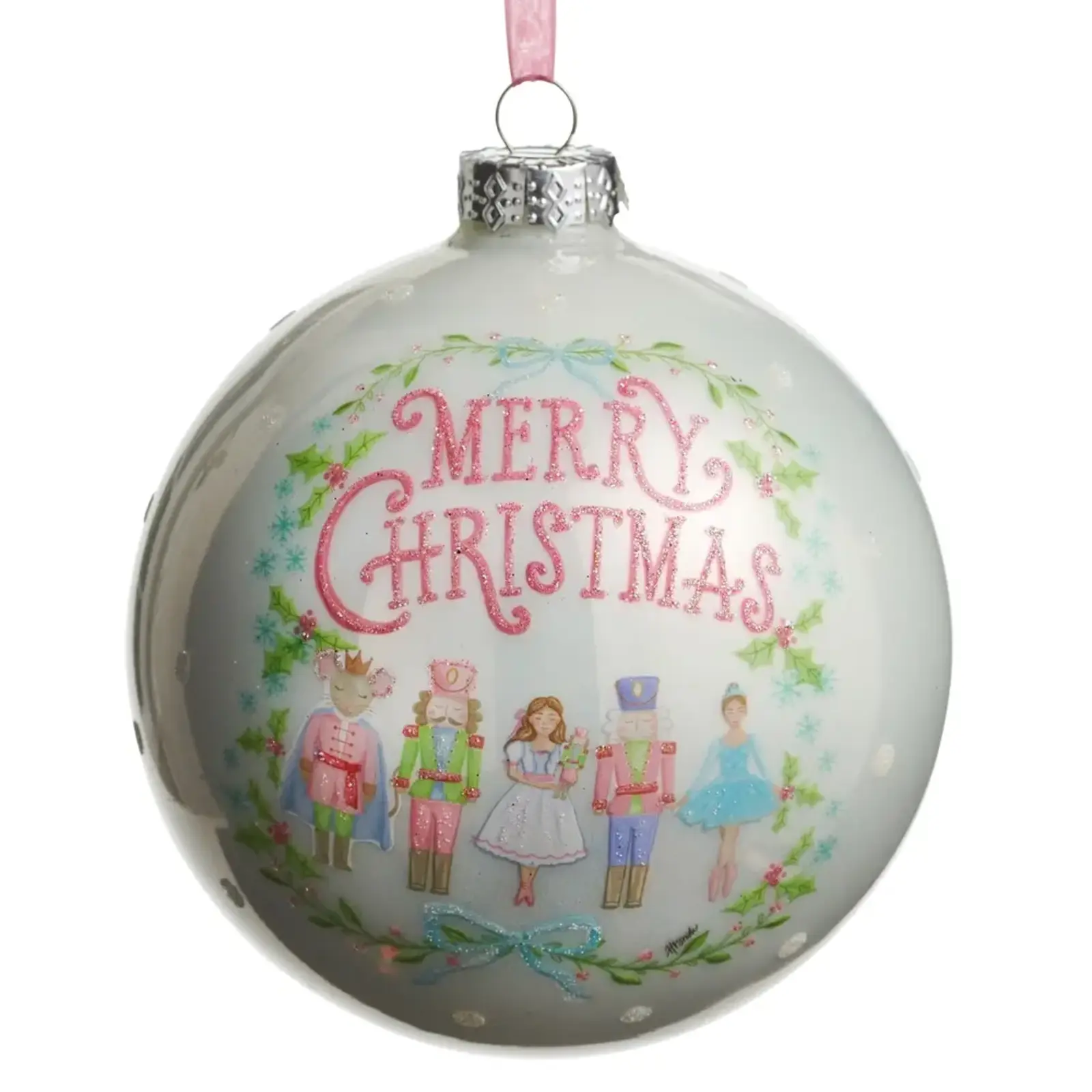 RAZ Imports Inc. 5" Nutcracker Ballet Ball Orn. - 4625290 loading=