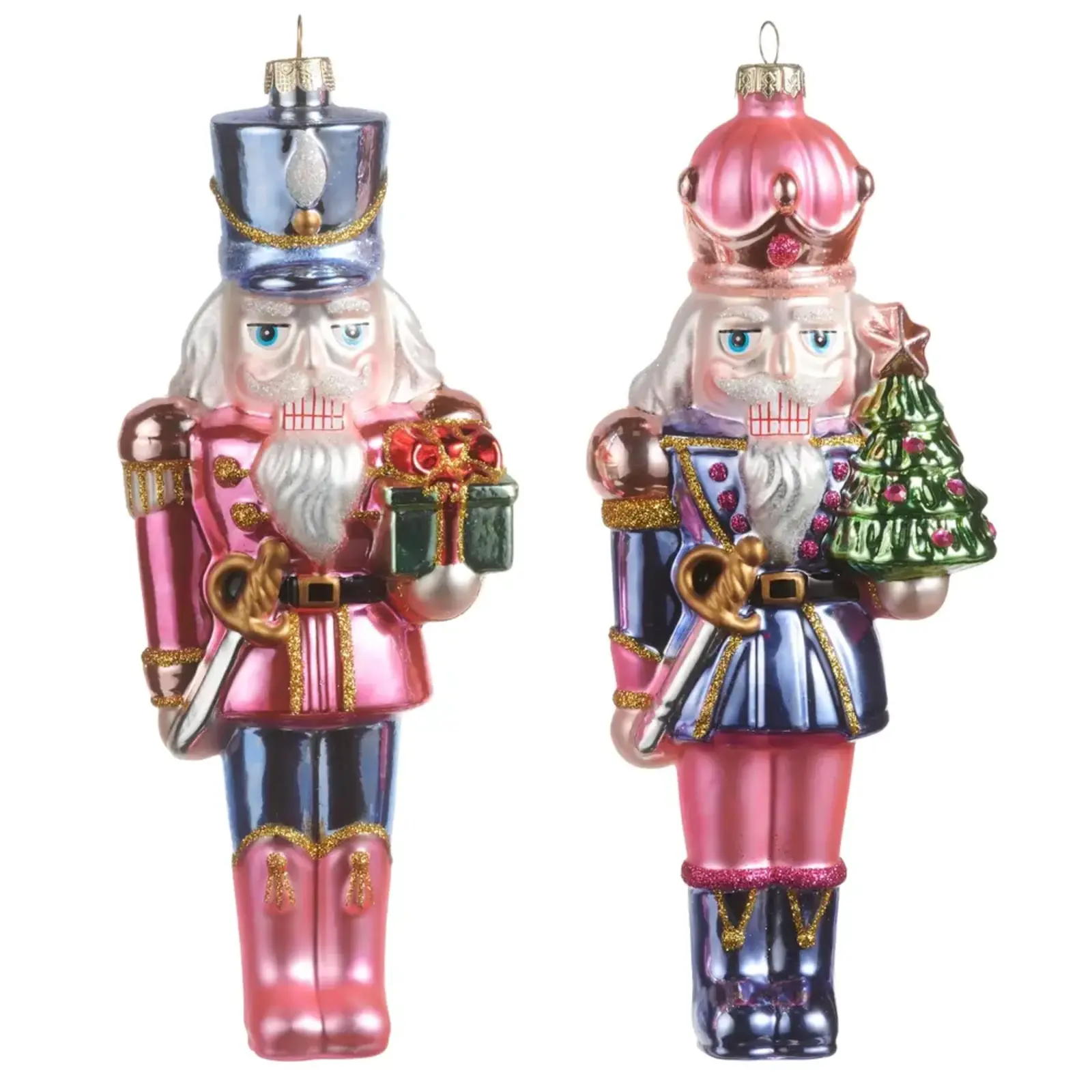 RAZ Imports Inc. 8.25" Bright Nutcracker Ornament -4652874 loading=