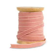 RAZ Imports Inc. Light Pink Velvet Ribbon (0.5" X 10 Yds) - R4670505