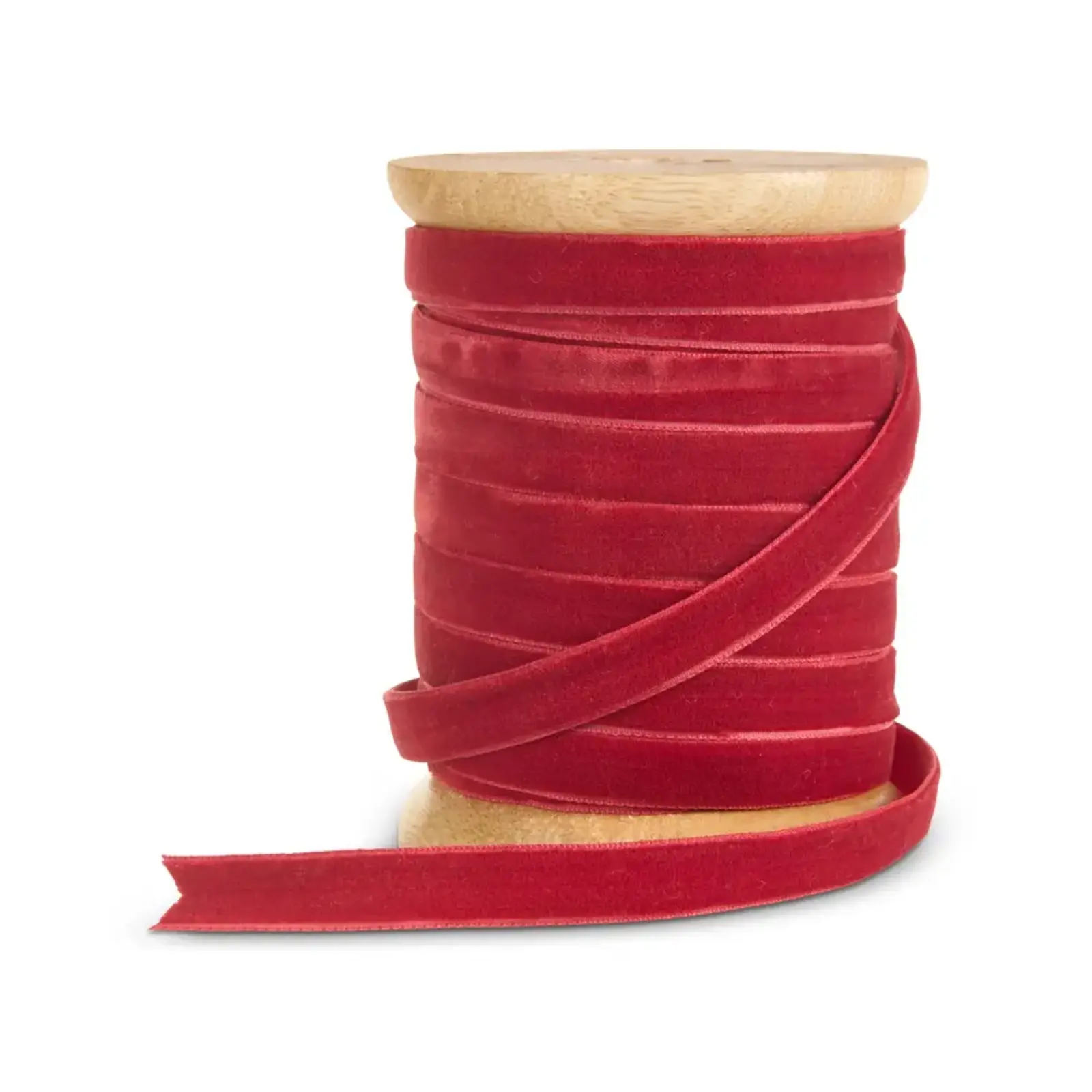 RAZ Imports Inc. Spool of Rust Velvet Ribbon (.5X10yds) - R4670506 loading=