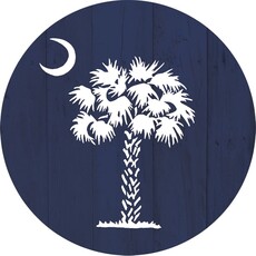 Custom Decor Palmetto Moon-Accent Magnet - 3298MG