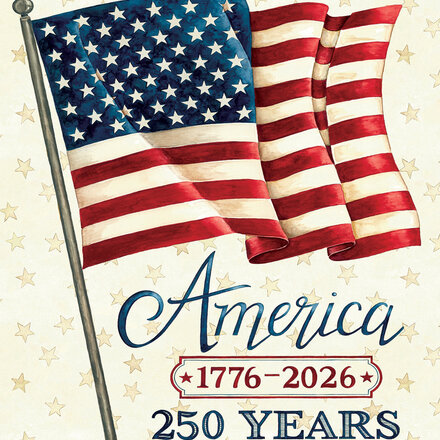 Custom Decor America 250-Flag by Deb Strain - 5846FM