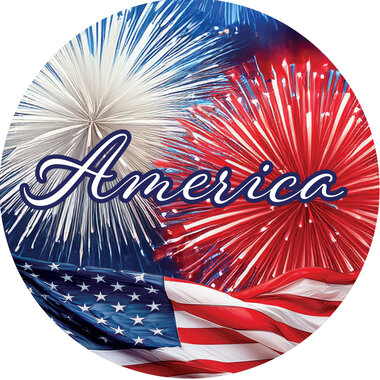 Custom Decor America Fireworks-Accent Magnet - 5848MG